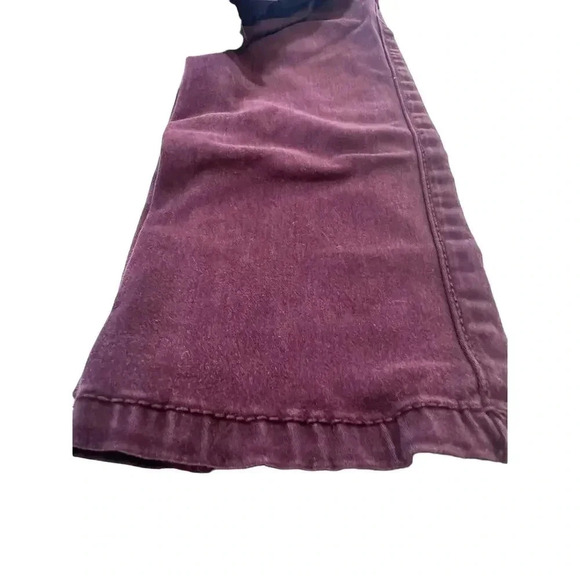 AMERICAN EAGLE HIGH RISE JEGGING STRETCH MAROON WOMENS SIZE 6 - Picture 5 of 7